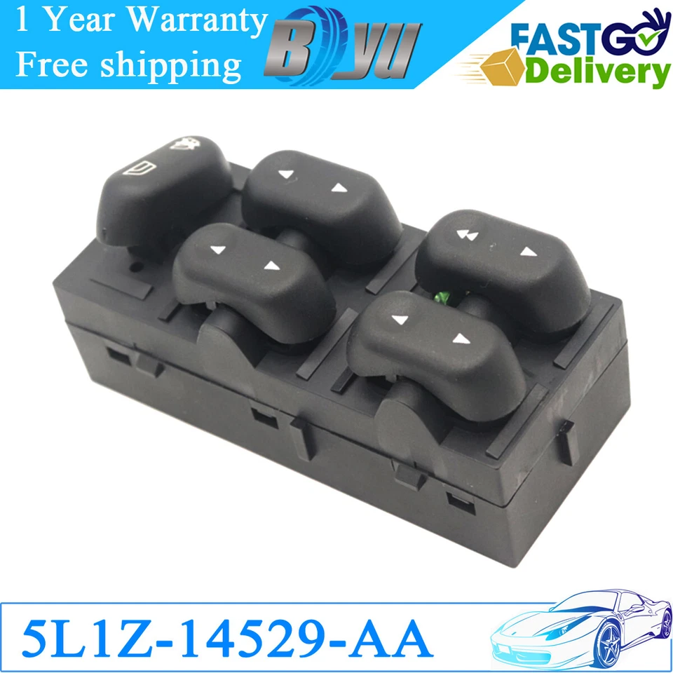 For CROWN VICTORIA Front Left Power Window Master Control Switch 5L1Z14529AA NEW Foto 1 de 4