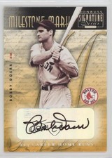 2001 Donruss Signature Series Milestone Marks /192 Bobby Doerr Auto HOF