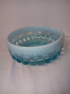 Mosser Glass Opalescent. Eye Wink Candy Dish. Hand Made In Cambridge OH I O.... - Picture 1 of 3