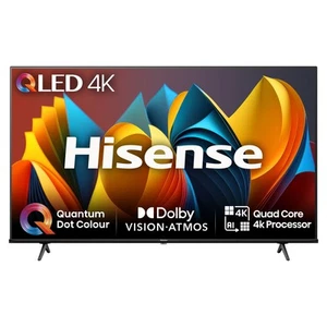 Hisense 55E7NQTUK 139.7 cm 55" 3840 x 2160 pixels QLED Smart TV Wi-Fi Black - Picture 1 of 1