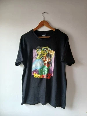 Camiseta Dragon Ball Z Para Hombre Estampado Medio Anime Goku Negra Mangas Cortas Foto 1 de 4