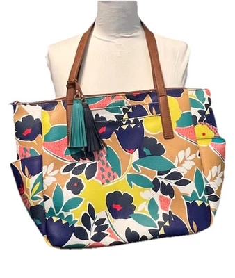 🌞Reliquia 'You Are My Sunshine' Bolso de Hombro Cartera Coloridas Borlas Florales Foto 1 de 4