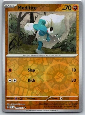 Meditite 082/162 Reverse Holo SV05: Temporal Forces NM - Image 1 of 2