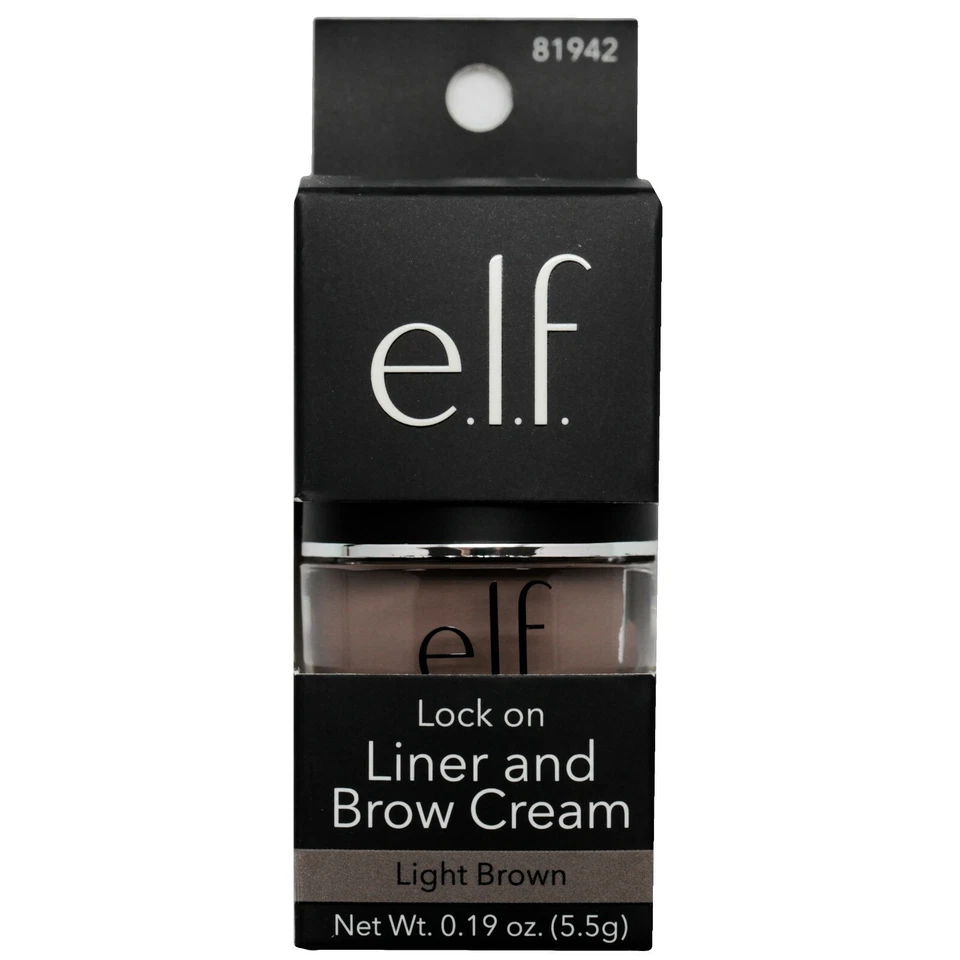 2x ELF Lock on Liner and Brow Cream 81942 Light Brown