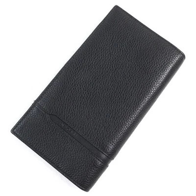BVLGARI 280922 Cartera Larga Hombre Octo Cuero Doble Pliegue Negro Italia Foto 1 de 4