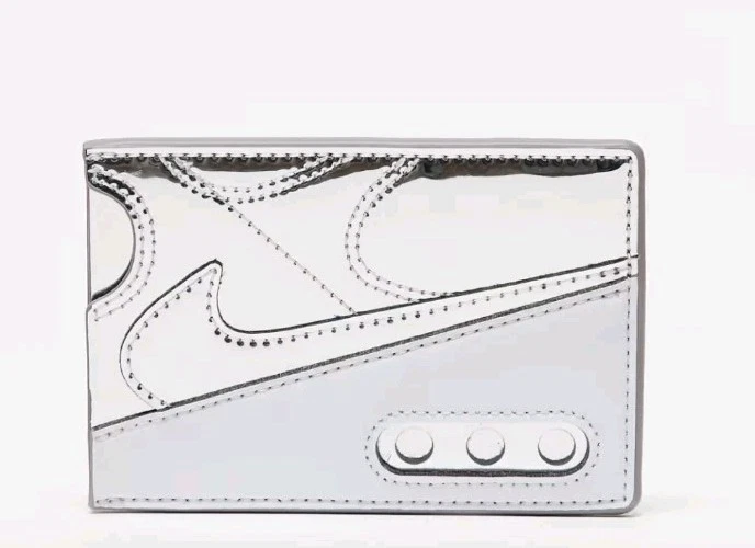 Nike Air Ma Card Wallet metallic silver/white Mens A25