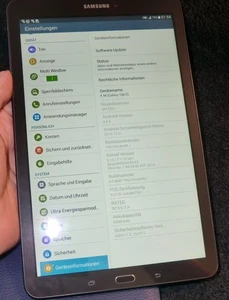 Samsung Tab E SM-T561 8 GB Android 4.4.4 Tablet bedingt funktionstüchtig Bastler - Afbeelding 1 van 19