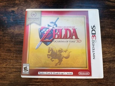Legend of Zelda Ocarina of Time 3D Nintendo 3DS Case ONLY NO GAME Authentic USA - Image 1 of 3
