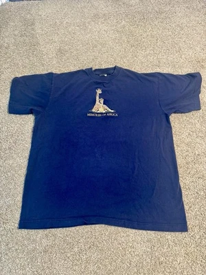 1990s Memories of Africa safari giraffe tee size XL - Image 1 of 4