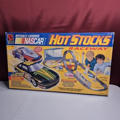 Life Like Racing NASCAR Hot Stocks Raceway Slot Car Track Set SEALED - Image 1 of 4