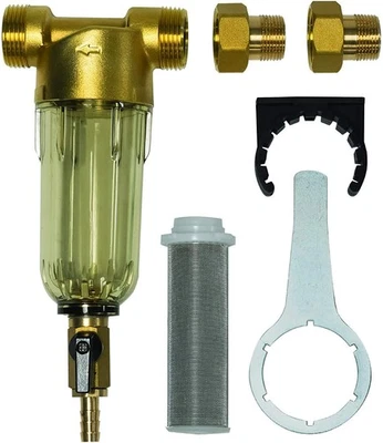 Filtro de agua de sedimentos para toda la casa - Sistema de filtración de agua giratorio para el hogar -... Foto 1 de 4