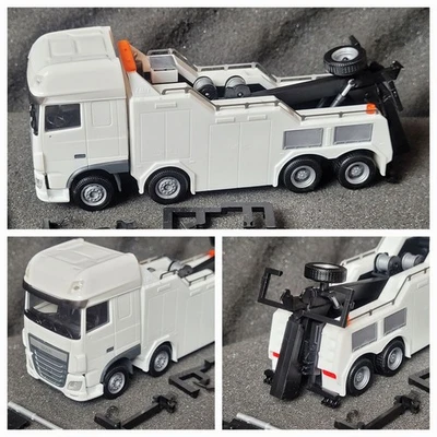 DAF XF 105 SSC Empl Bison Wrecker neutral unbedruckt Abschlepp LKW herpa 1:87 - Bild 1 von 4