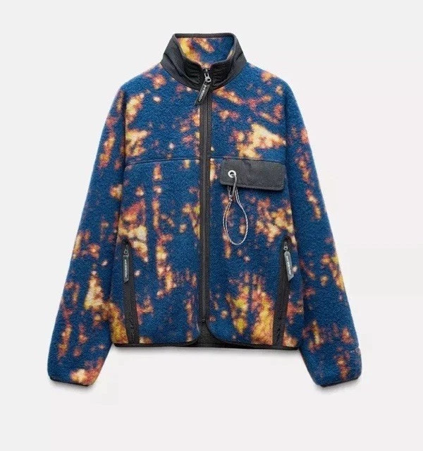 Zara Fleece Jacket With Wool X And Wander Multicoloured Size S Ref 0518/045 - Image 1 of 4