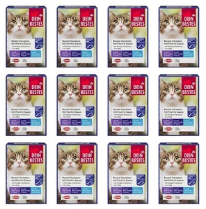 12 x 1,2kg | Dein Bestes Nassfutter Katze mit Fisch, MSC-zertifiziert, Multipack - Bild 1 von 1