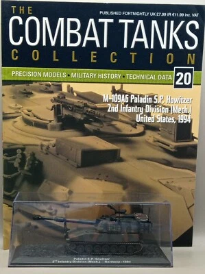 1/72 Deagostini Combat Tanks M-109A6 Paladin S.P. Howitzer US 1994 (Issue 20) - Image 1 of 4