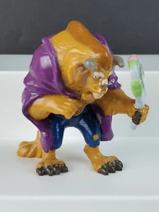 Figura PVC Disney Applause La Bella y la Bestia "Bestia sosteniendo un espejo" 2,5" de alto - Imagen 1 de 6