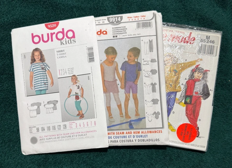 Burda Patterns ~ All Patterns are Size 3-8 ~ ~ ~ ~ ~ Listing 1338 - Image 1 of 1
