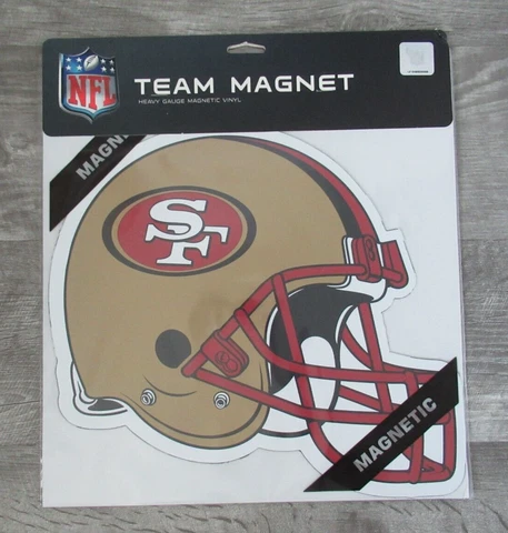San Francisco 49ers 12" NFL Team Logo Magnet Car Fridge Refrigerator Freemont Cover