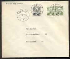 GREENLAND 1938 1,3, FDC - Ivigtut 27/11/38, VF