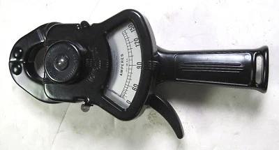 COLUMBIA ELECTRIC MFG. AMPERÍMETRO DE PRUEBA DE PINZA CO. 0-150 EXCEDENTE INDUSTRIAL BUENO Foto 1 de 3