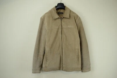 Ben Sherman Hombre Seude Chaqueta Cuero Talla M Foto 1 de 4