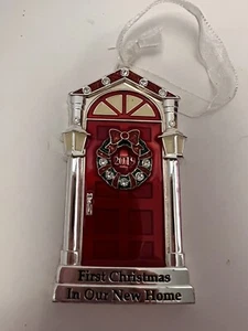 Regency Square “1st Xmas In our New Home” Harvey Lewis, Door European Crystals - Picture 1 of 3