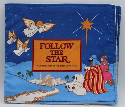 Follow The Star Christmas Soft Fabric Baby Book – Nicely Sewn LNC - Image 1 of 4