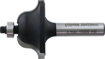 HM-Römischer-Profilfräser Typ A 8 mm Schaft Hartmetall Oberfräser Holzfräser - Bild 1 von 2