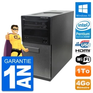 PC tour Dell Optiplex 390 MT Intel G630 RAM 4Go Scheibe 1To HDMI Windows 10 Wifi - Bild 1 von 5