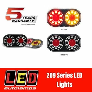 x2 a pair LED AUTOLAMPS BOAT TRAILER LIGHTS StopTail/Indicator/Number Plate Lamp - Picture 1 of 5