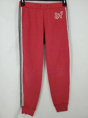 Pantalones deportivos Abercrombie para niños rojos rayas de carreras niños 13/14 Foto 1 de 4