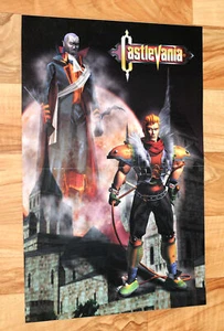 Nintendo 64 Mario Party / Castlevania N64 rare small Poster 44x30cm - Picture 1 of 2