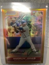 2006 Bowman Chrome Andruw Jones #45 Gold  Refractor /50