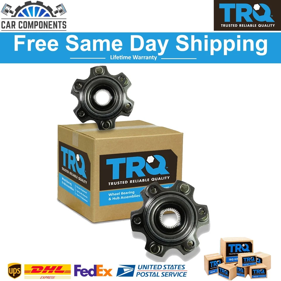 Conjunto de cojinete de rueda y buje trasero TRQ nuevo para Mitsubishi Montero 2001-2006 Foto 1 de 4