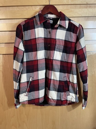 BURBERRY Camicia Carhartt Foderata in flanella pile foderata manica lunga bottoni S (0 2)