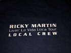 Vintage T Shirt - Ricky Martin Local Crew Livin La Vida Loca Tour Xl Black