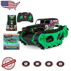Grave Digger Trax 1:15 Scale All-Terrain RC Monster Truck - Kids Outdoor Fun - Picture 1 of 11
