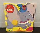 1981 Walt Disney's A Golden Shape Book Dumbo In Amazing Condition Vintage