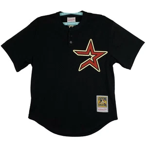 Authentic Jeff Bagwell Astros Mitchell & Ness MLB Medium Jersey Black #5 NWT - Picture 1 of 8