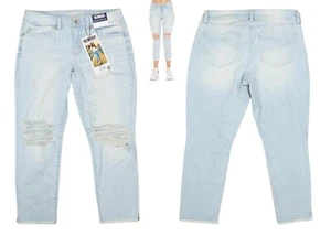 Rewash 29Wx24L Relaxed Fit Cropped Distressed Vintage Reunion Denim Jeans NWT - Picture 1 of 3