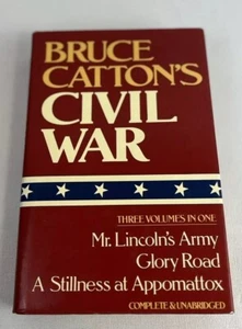 Bruce Catton's Civil War omnibus HCDJ Lincoln's Army Glory Road Appomattox 1984 - Picture 1 of 6