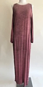Young  Fabulous & Broke Women's Cairo Cold Shoulder Maxi Dress Wine S - Picture 1 of 2