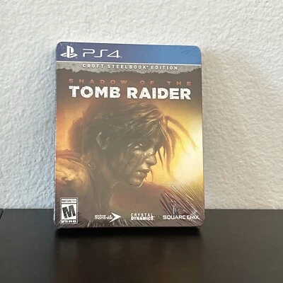 Shadow of the Tomb Raider Croft Steelbook Edition(PlayStation 4 2018) New Sealed - Image 1 of 4