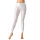 leggings maigres brillants et maigres actifs taille haute serrés disco club pantalon de sortie