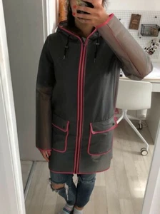 Esmara Transparenter Regenmantel Regenjacke Heidi Klum Lidl Gr. 40 durchsichtig - Bild 1 von 5