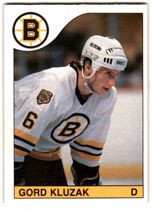 1985-86 O-Pee-Chee Gord Kluzak #167 Boston Bruins
