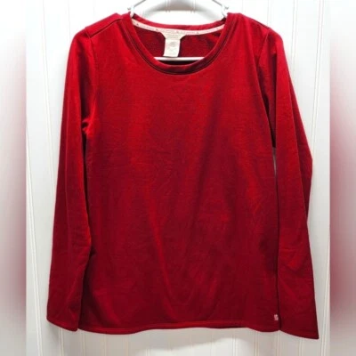 Lote de 2 camisas Lucky Brand rojas y negras talla mediana forradas con vellón para mujer Foto 1 de 4