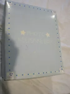 Vintage Baby Gift Set~Photo Box Piggy Bank First Curls~Blue~Ceramic~LBDFC - Bild 1 von 5