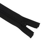 Black Waterproof Zippers 25.6 Inch Separating Zipper Bulk  For Raincoats