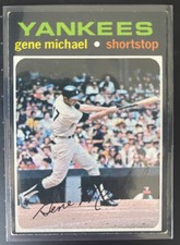 1971 Topps #483 Gene Michael - New York Yankees - See picture for condition.